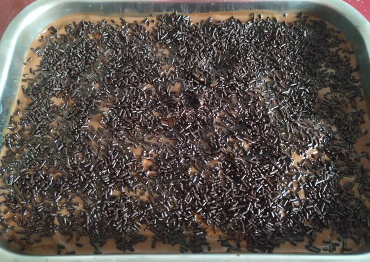 Tarta de galletas y chocolate
