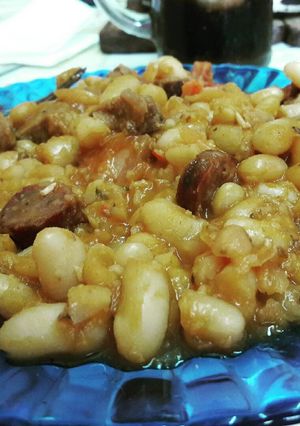 Una foto de Guiso de porotos