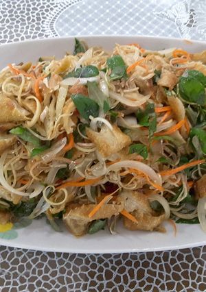 Hình của món Nộm chay đón rằm tháng giêng.