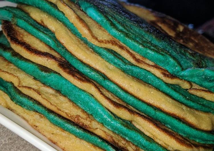 Easiest Way to Make Any-night-of-the-week Coloured pan cake