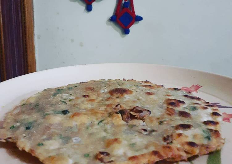 Simple Way to Make Any-night-of-the-week Onion paratha
