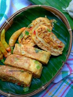 Foto resep Dadar Telur Isi Tempe