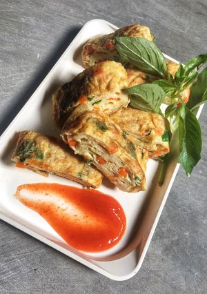 Foto resep Rolled Omelette (Telur dadar gulung khas korea)