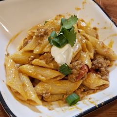 A picture of Taco Pasta.