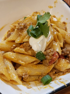 A picture of Taco Pasta.