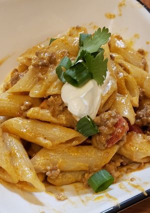 A picture of Taco Pasta.