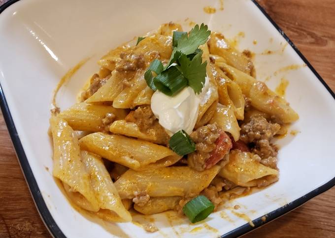 Steps to Prepare Any-night-of-the-week Taco Pasta