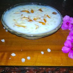 Sabudana kheer A picture of Sabudana kheer.