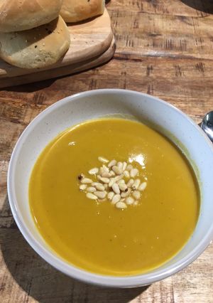 A picture of Coconut Pumpkin Soup.