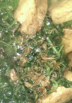 Foto resep Sayur bening bayam tahu