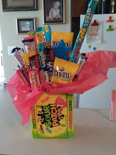 A picture of Candy boquet.