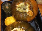 Una foto de calabaza al horno