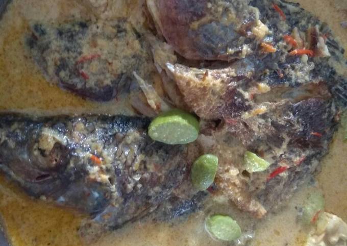 Ikan Mujair Tempe Kuah Santan