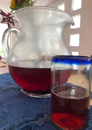 Una foto de Agua de jamaica