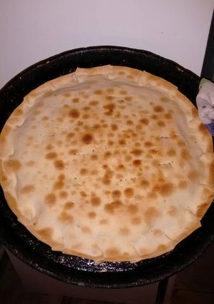 Una foto de Tarta de jamón, queso, salchicha y choclo