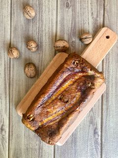 Foto de Banana bread (com maçã)