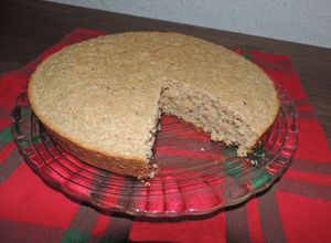 Una foto de Torta vegana de coco 🥥 :)