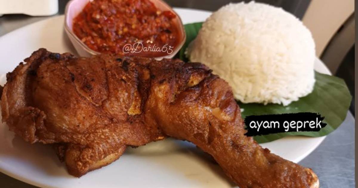 Resep Ayam Geprek Oleh Darlia Darsih Darlia Cookpad