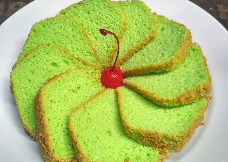 Chiffon Pandan gluten free (pakai loyang tulban)#PR_AnekaChiffon