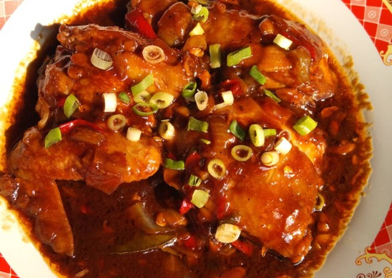 Ayam kecap pedas manis asam