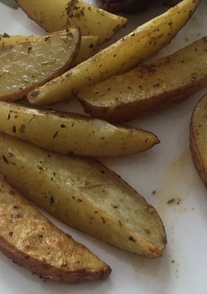 Una foto de Papas al horno