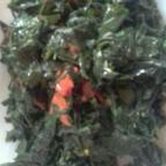 A picture of Green gram leaves(kunde)/luhya local vegetables(mungbean plant).