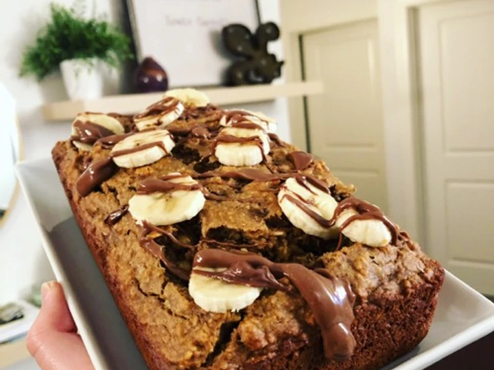 Easy Steps to Prepare Healthy-ish Nutella Peanut Butter Banana Bread the Delicious Tasty