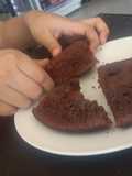 Brownie de chocolate corona