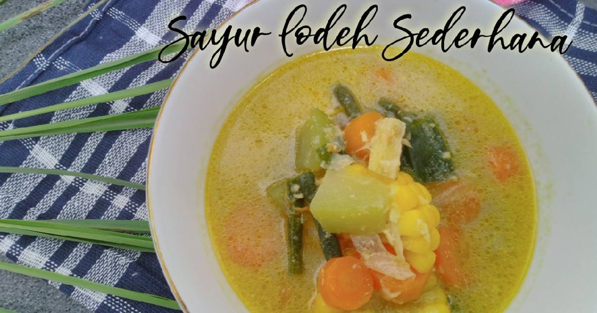 Resep Sayur Lodeh Sederhana Oleh Asma Muhandisah Cookpad