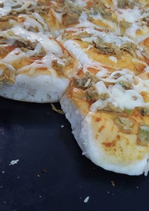 صورة لوصفة ميني بيتزا بالدجاج 🍗😋