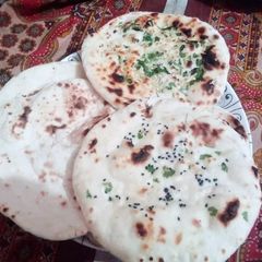 Homemade tawa naan A picture of Homemade tawa naan.