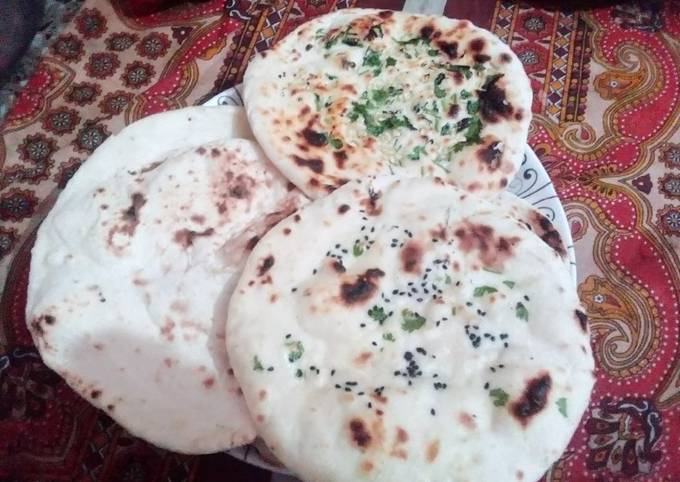 Steps to Make Homemade Homemade tawa naan