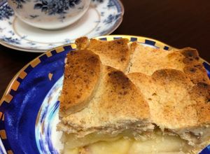 Una foto de Pastel de manzana americano Japonés American Apple Pai 🇺🇾🇯🇵 アメリカンアップルパイ
