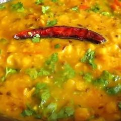 A picture of Daal tadka.