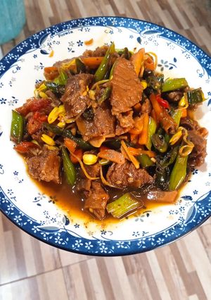 Foto resep Oseng Daging Pedas