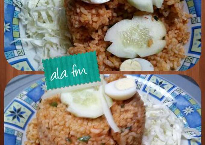 Cara Memasak Nasi goreng kepala udang saos tiram Sederhana Dan Enak