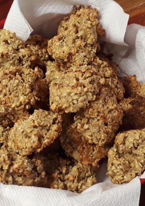 Una foto de Galletitas de banana y avena