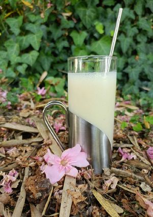 Une photo de 🌸 Milkshake coco banane