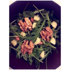 A picture of Rocket Leaves-Nuts Salad (roasted sesame dressing).