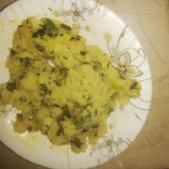 A picture of Alo ka bhurta.