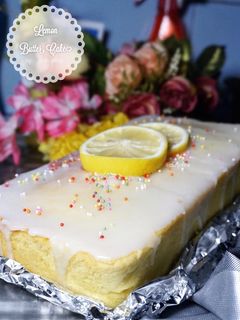 Foto resep Lemon Butter Cake with Lemon Glaze (Kue Lemon)