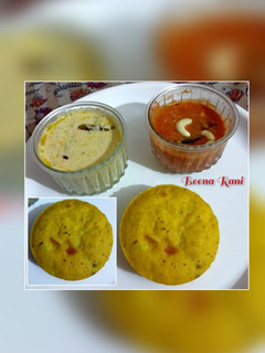 सूजी और बेसन की इडली (sooji aur besan ki idli recipe in Hindi) रेसिपी मुख्य फोटो