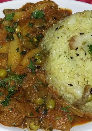 मिक्स सोया वेज (Mix soya veg recipe in hindi) रेसिपी मुख्य फोटो