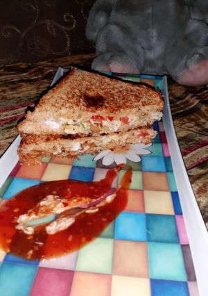 A picture of Kababish Sandwich.