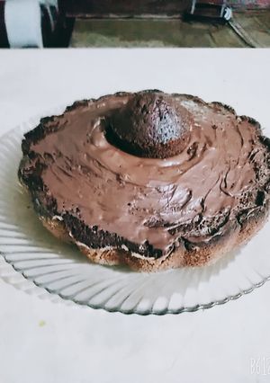 عکسی از دستور کیک آتشفشان شکلاتی