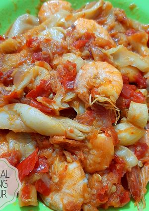 Foto resep Sambal Udang Jamur