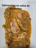 Salmonetes en salsa de almendras