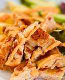 Salad Táo, Bơ & Chả Tôm Quết Sốt Samurai