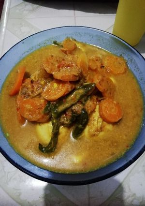 Foto resep Sayur lemak telur wortel