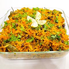 Spicy Achari ChanaBiryani A picture of Spicy Achari ChanaBiryani.